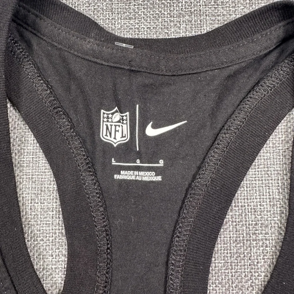 Nike Women's L Las Vegas Raiders Black Tank Top Cotton